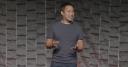 Joe Cheng speaking at RStudio's conference in 2022