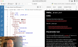 Screenshot of Positron's color picker active in the document options `brand` key.