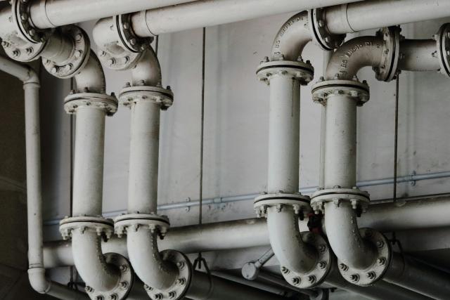 Industrial looking pipes