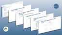 Screenshots of a QMD file and its rendered presentation slide. The Quarto and Python logos are in the corner.