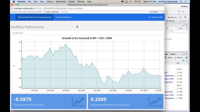 Beyond Static Reports With R Markdown | RStudio Webinar - 2017