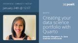 Meetup | Deepsha Menghani, Microsoft | Create Your Data Science Portfolio with Quarto