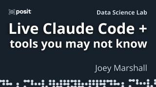Claude Code without typing anything 🤷🏻‍♂️ | Joey Marshall | Data Science Lab