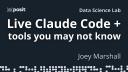 Claude Code without typing anything 🤷🏻‍♂️ | Joey Marshall | Data Science Lab