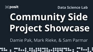 Fun data science side projects | Damie Pak, Mark Rieke, & Sam Parmar | Data Science Lab