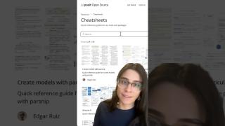 Cheatsheets for data science tools