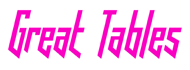Great Tables