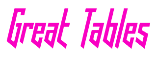 Great Tables